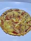 Telur Dadar Abon Pedas