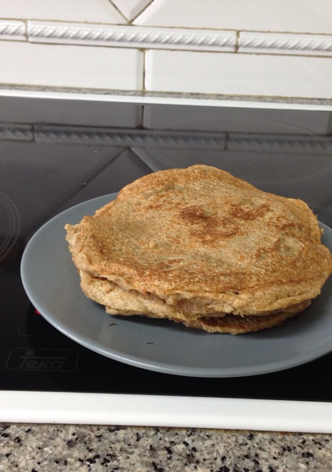Una foto de Panqueques de avena