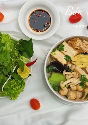 Hình của món Bún Chay.