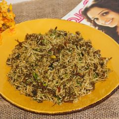 A picture of One Pot Keema Biryani / Ground Beef Biryani.