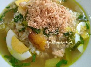 Foto resep Soto ayam lamongan Aseliii...bening seger plus koya krupuk udang
