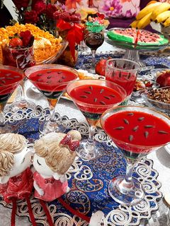 عکسی از دستور ژله های یلدایی