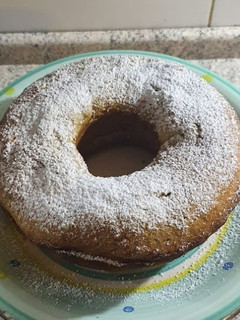 Una foto de Queque de Manzana y canela