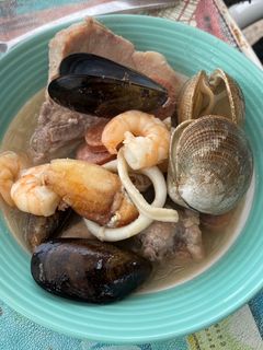 Una foto de Mariscal a la parrilla