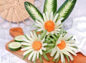 Foto resep Garnish Mentimun