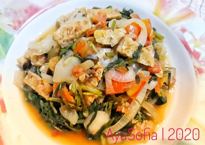 Langkah Mudah untuk Membuat Tumis Kangkung Tempe Simple, Bikin Ngiler