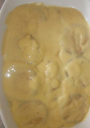 Una foto de Marquesa pie de parchita