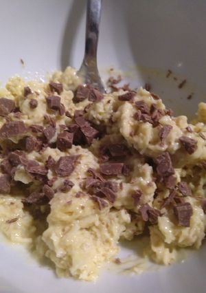 Une photo de Porridge noix de coco