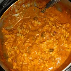 A picture of Red Sauce Pasta.
