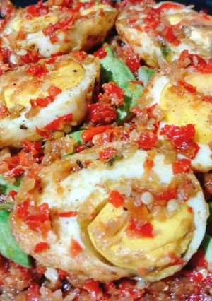 Foto resep Telor Balado Petai