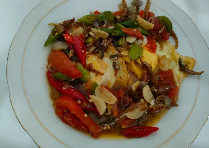 Telur Teri Cabe Hijau