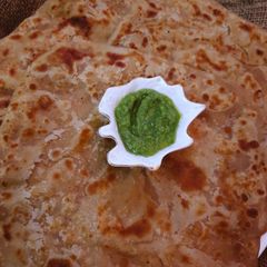 A picture of Square Paratha.