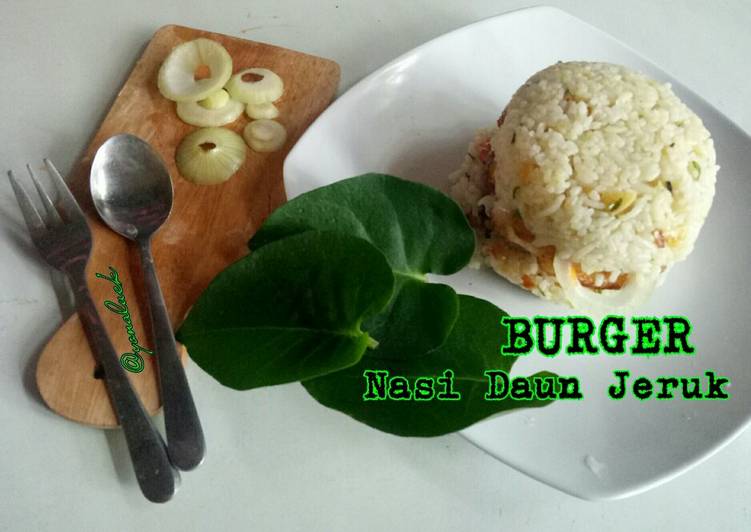 Burger Nasi Daun Jeruk