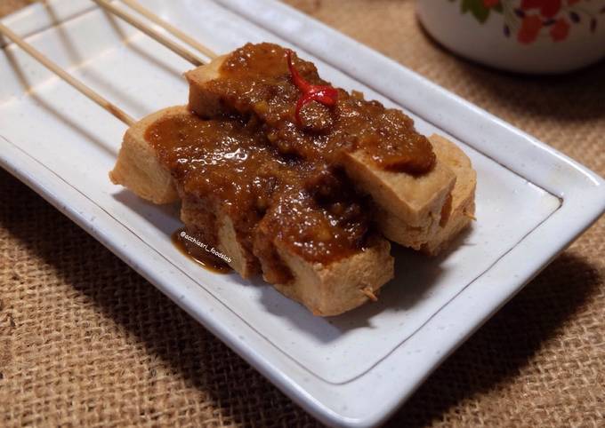 Cara Gampang Membuat Tahu Bumbu Sate #pr_dibumbukacangin yang Enak Banget