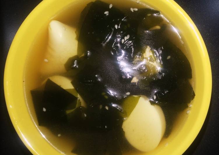 Rahasia Membuat 26# Sup Rumput Laut (Wakame) Anti Gagal