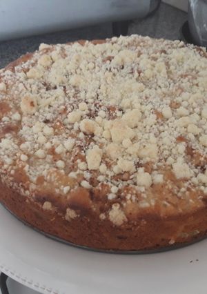 Una foto de Torta húmeda de manzana