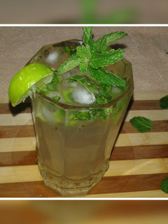A picture of Virgin mojito.