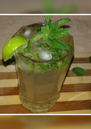 A picture of Virgin mojito.
