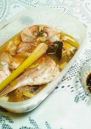 Foto resep Steam ikan kakap merah