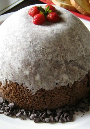 A picture of Ice Cream Zuccotto Cake.