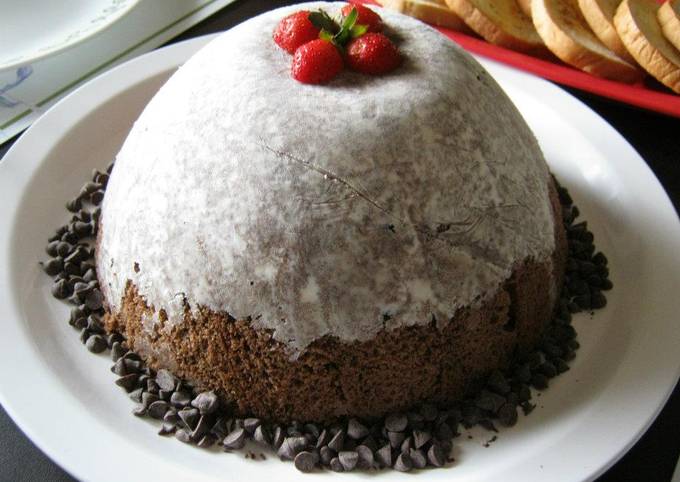 Recipe of Ultimate Ice Cream Zuccotto Cake
