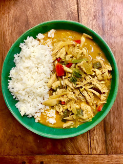 A picture of Coconut Chicken Curry.
