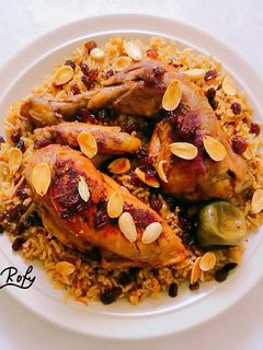 صورة لوصفة الكبسة السعودية 🍗