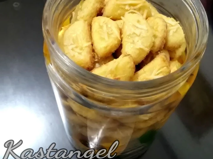 Langkah Gampang Membikin Resep Kastangel eggless renyah yang Bikin Ngiler Anti Ribet, Bisa Manjain Lidah