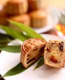 💚 Bánh Trung Thu Nhân Đậu Xanh Kỷ Tử Nho Khô Loại Mini 50 gr (Vegetarian)