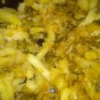 Revuelto de papas fritas zapallitos y cebolla fácil y delicioso