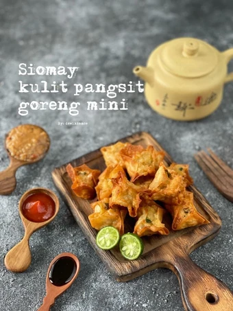 Langkah Mudah untuk Menyiapkan Resep  Siomay kulit pangsit goreng mini yang Bikin Ngiler, Bikin Ketagihan