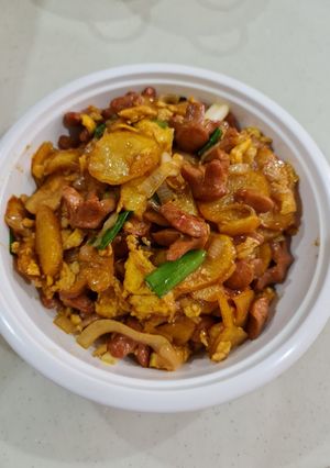 Foto resep Tumis Sosis Kentang Telur