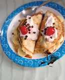 Crep dulce delicioso