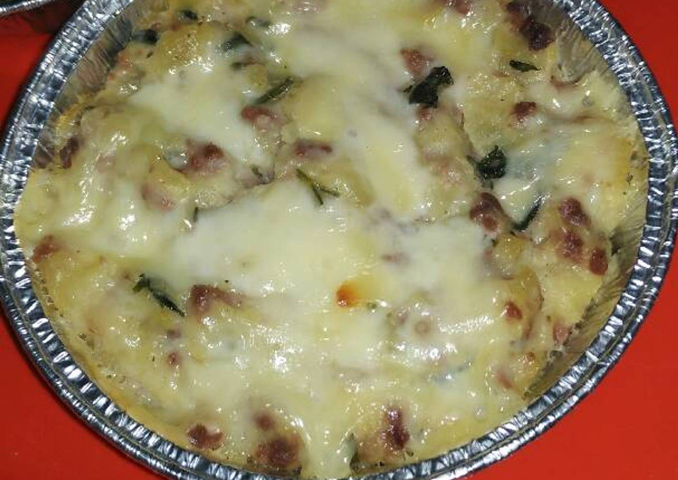 Baked Beef Cheesse Potato