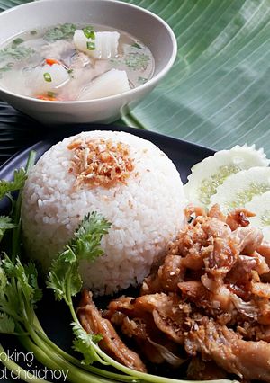 รูปของ ข้าวมันไก่กระเทียม
