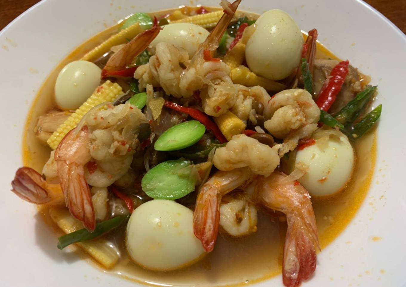 Tauco udang pete