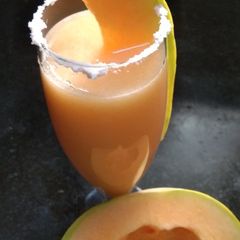 A picture of Maskmelon juice.