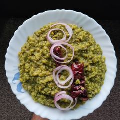 Palak Khichdi A picture of Palak Khichdi.