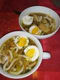 Quick Udon Soup (Vegetarian Udon Noodle Soup)