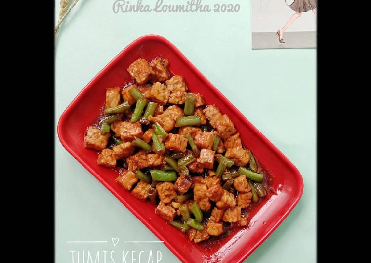 Tumis kecap buncis dan tempe