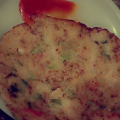 A picture of Suji veg appam.