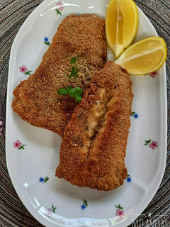 Una foto de Milanesas de pescado