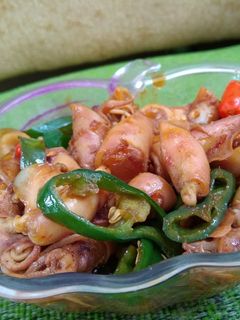 Foto resep Cumi Asin Cabai Hijau