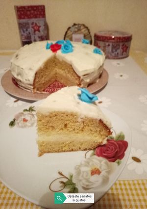 O poză a rețetei Tort cu piure de portocale.