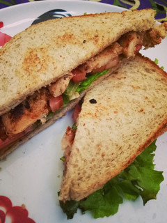 Foto resep Sandwich gandum ayam panggang