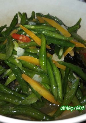 Foto resep Tumis Kapantel (kacang panjang wortel) 