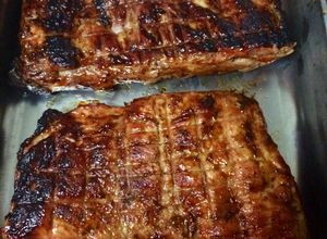 Una foto de Costilla de Cerdo a las Brasas