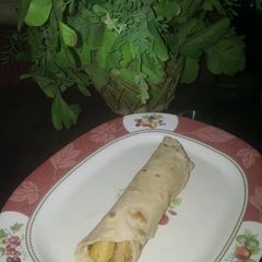 A picture of Chicken shawarma.