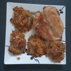 A picture of Large Chicken Crown baked Rosti.