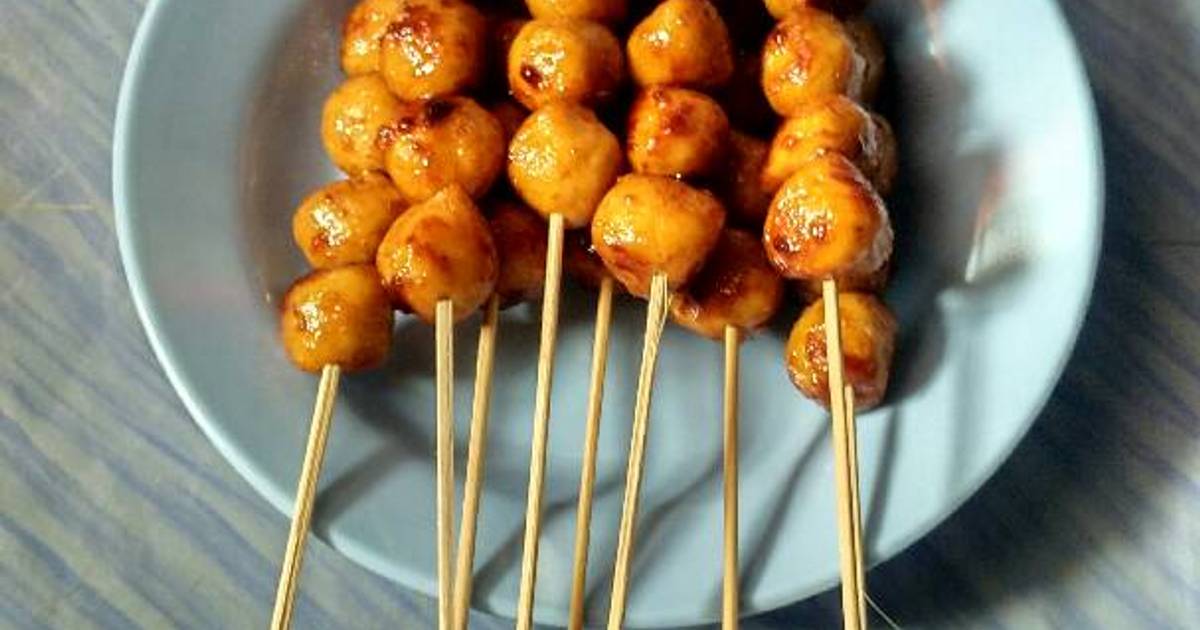 Resep Sate Pentol ala Enyot oleh Yudhie Enyot - Cookpad